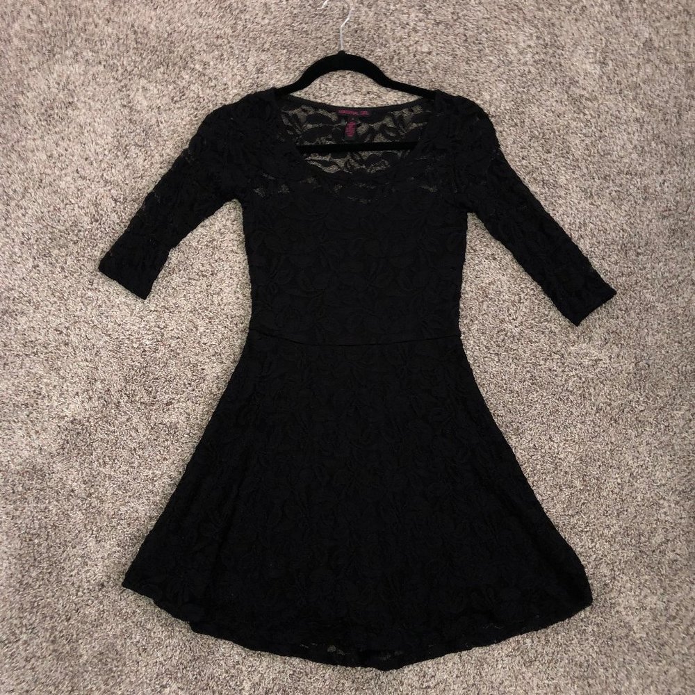 Black Lace Dress Size Small